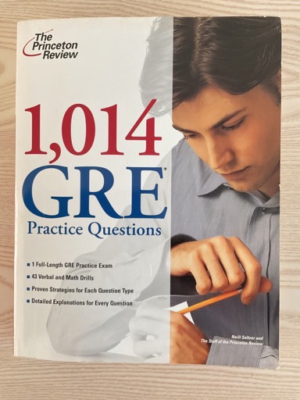 1,014 GRE Practice Questions (Graduate School Test Preparation)