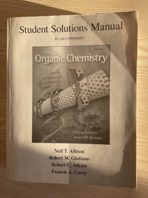Student Solutions Manual to accompany Organic Chemistry